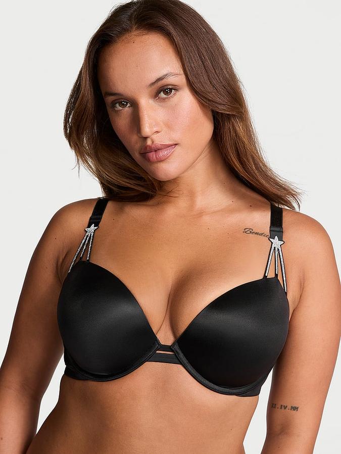 Starstruck Shine Strap Push-Up Bra image number 0