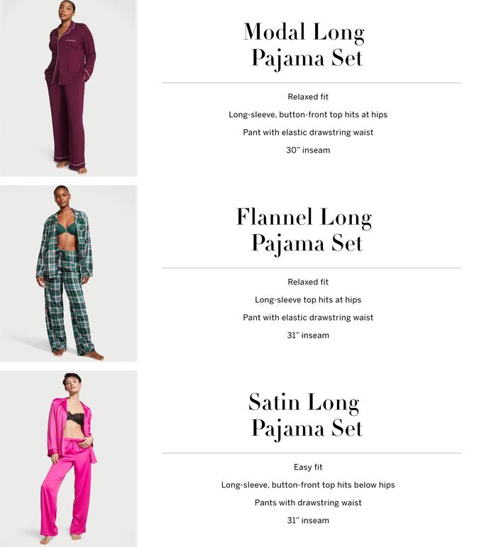 Modal-Cotton Long Pajama Set image number 2
