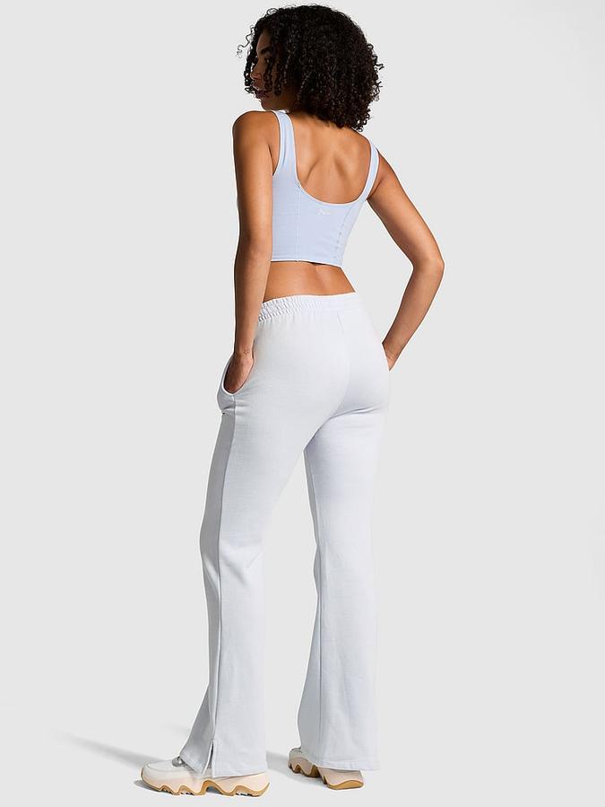 Ivy Fleece Split-Hem Flare Sweatpants image number 1