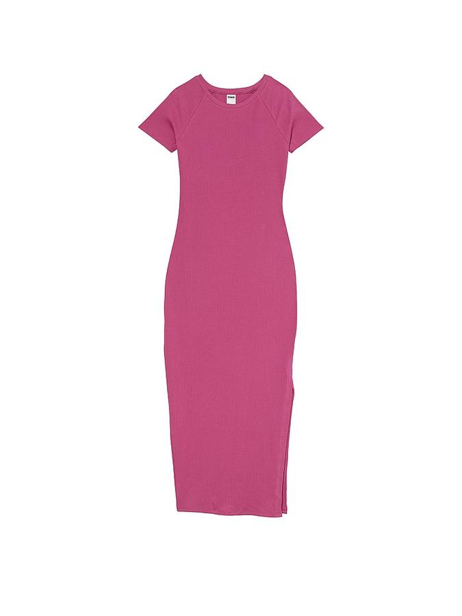 Contour Ribbed Midi Dress image number 2