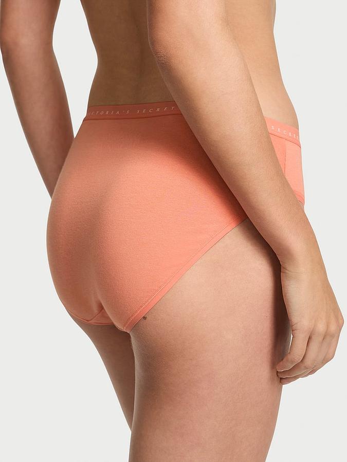 Stretch Cotton High-Leg Brief Panty image number 1