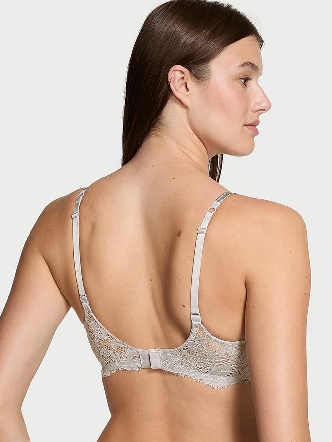 Twinkle Strap Lace Classic-Coverage Demi Bra image number 1