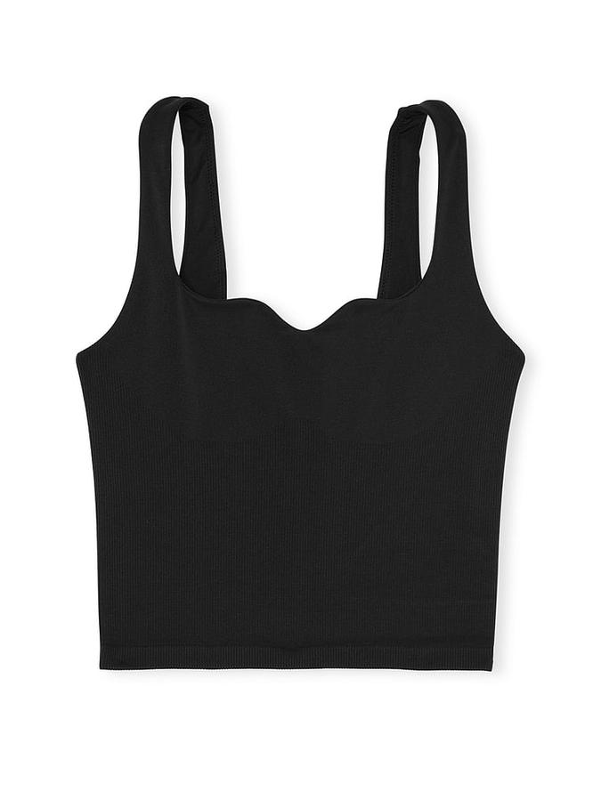 Soft Seamless Notched Tank Top image number 2