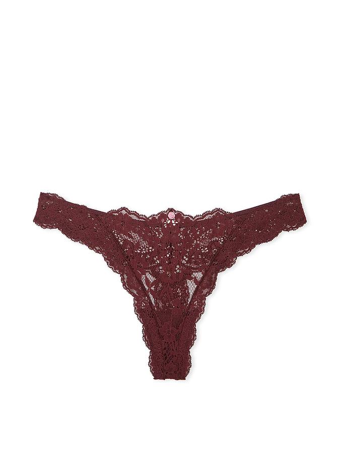 Lace Thong Panty image number 1