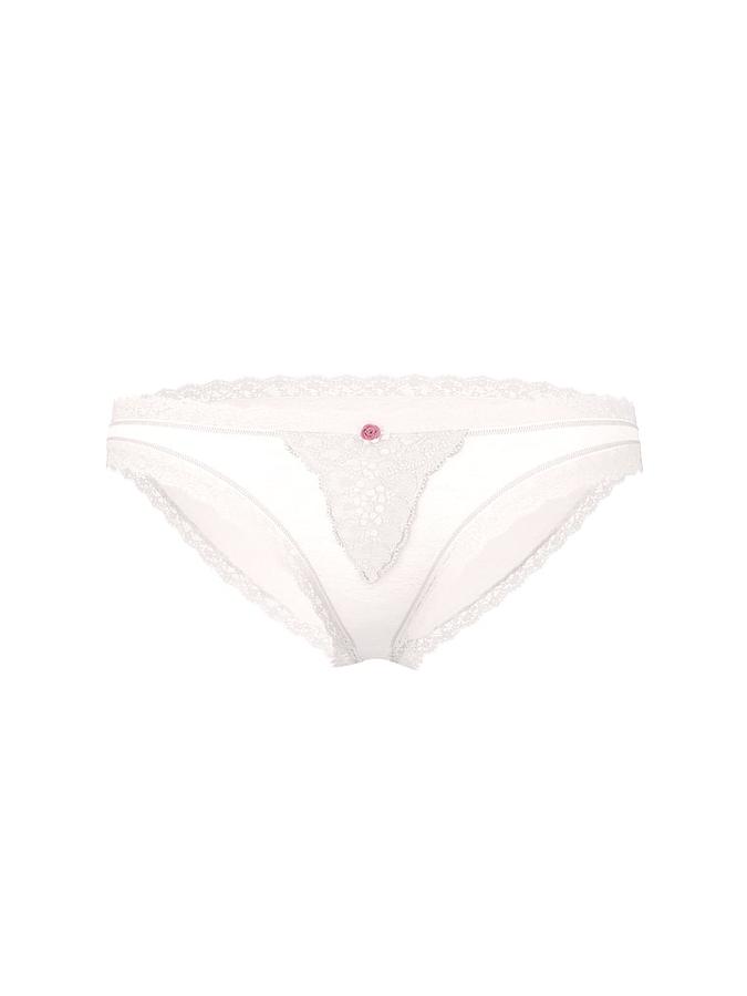 Lace-Trim Bikini Panty image number 2