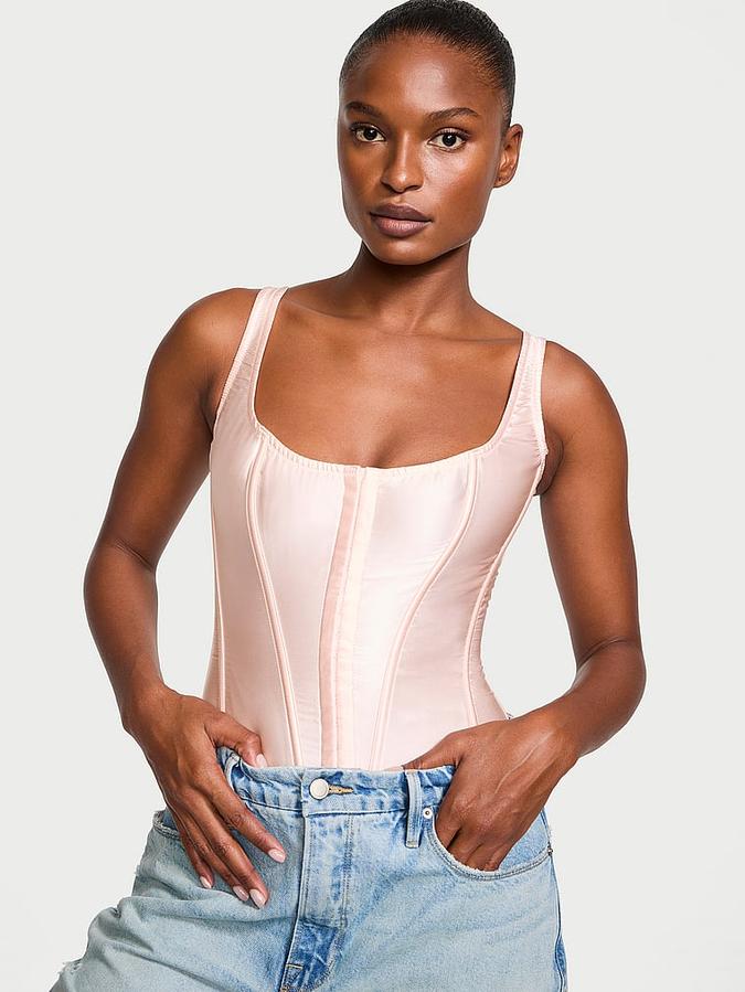 The Classic Silk Corset Set image number 5