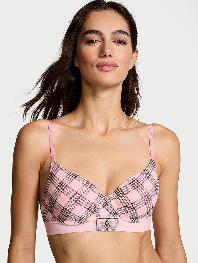 Shine Patch Lightly Lined Demi Bra image number 0