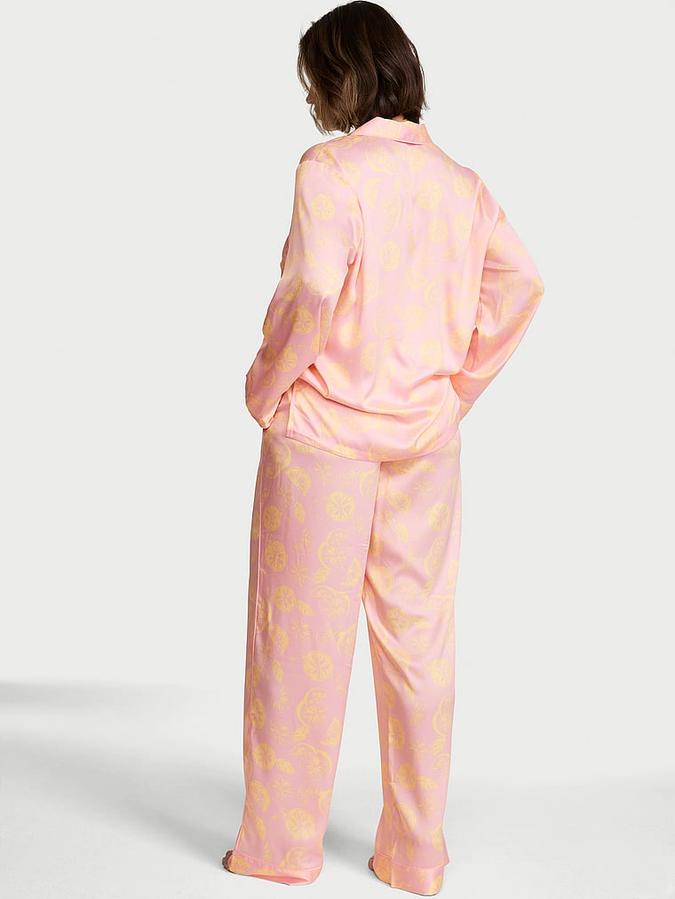 Signature Satin Long Pajama Set