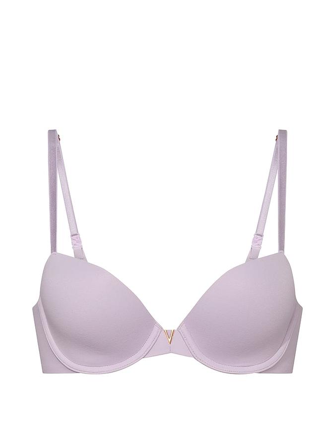 Smooth Lightly Lined Plunge Demi Bra image number 2