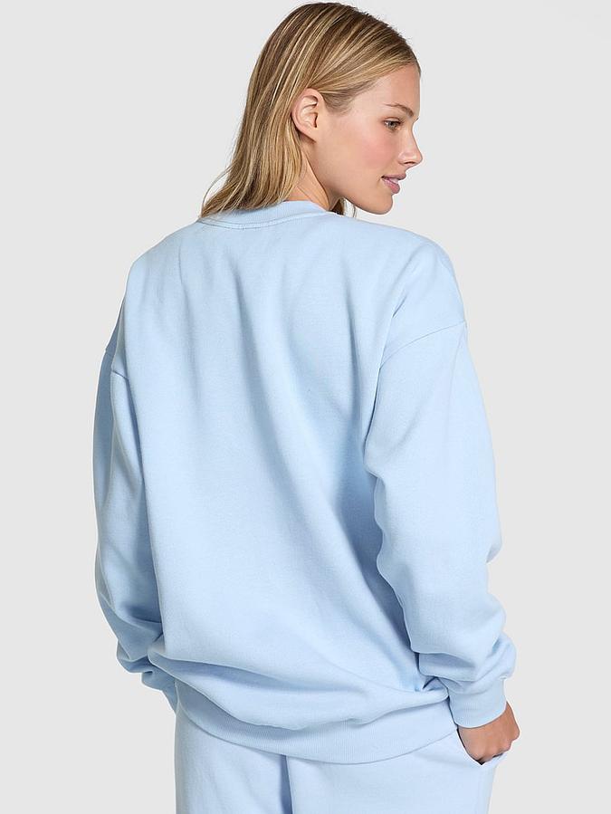 Ivy Fleece Oversized Crew Sweatshirt