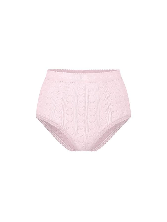 Logo Heart Pointelle Modern Brief Panty image number 2