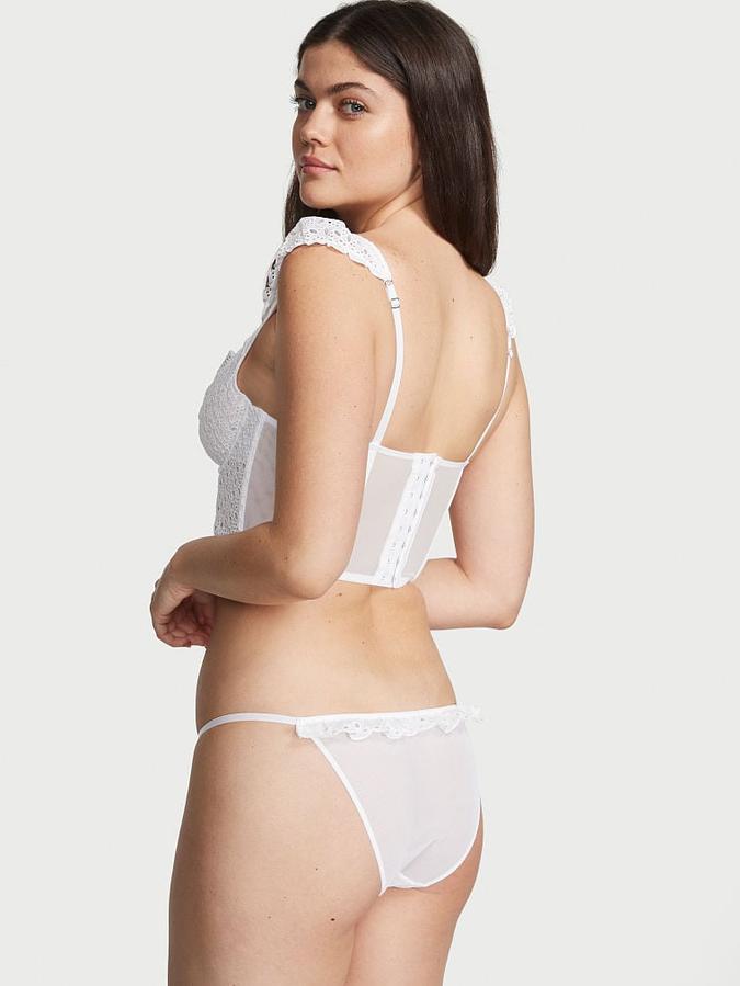 Eyelet Lace String Bikini Panty image number 1