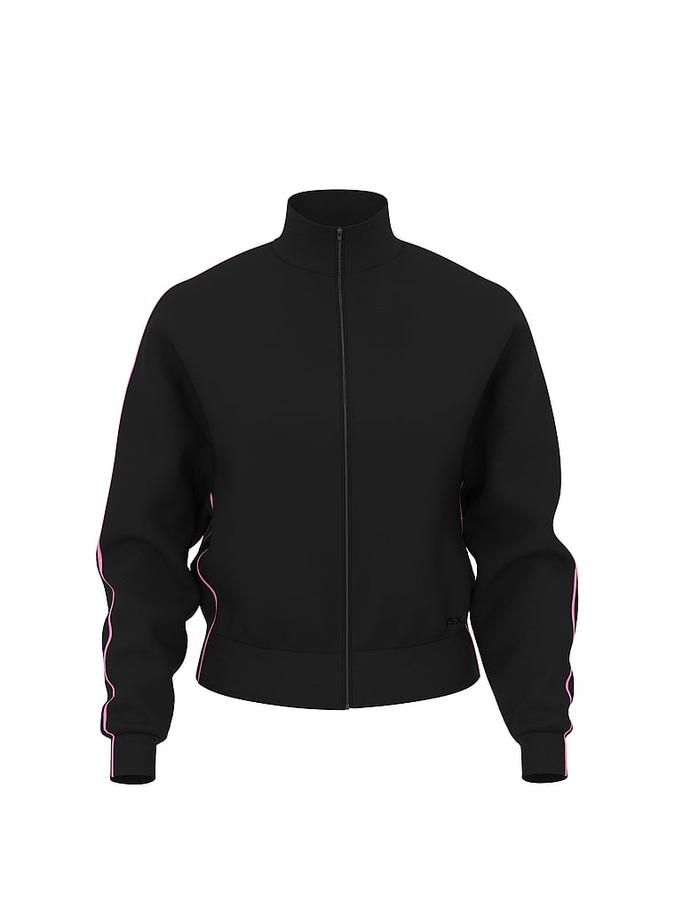 Tipped Knit Full-Zip Sweater image number 2