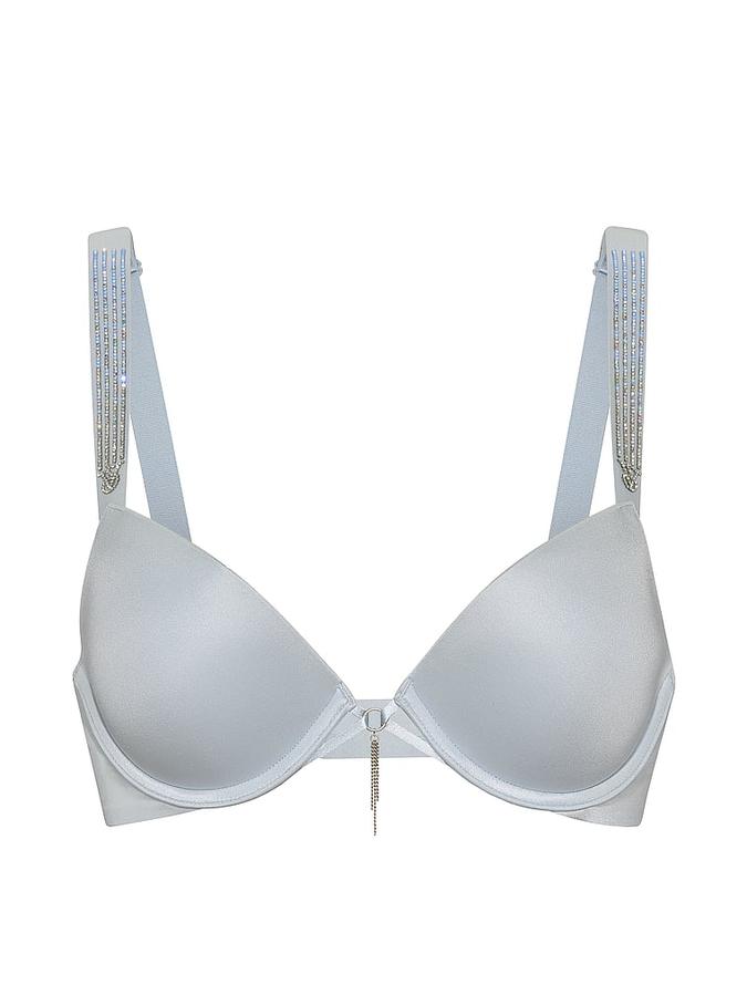 Ombr&eacute; Stripe Shine Strap Push-Up Bra image number 2