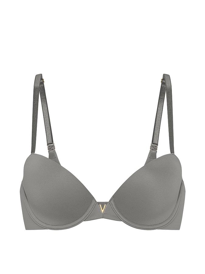 Smooth Lightly Lined Plunge Demi Bra image number 2
