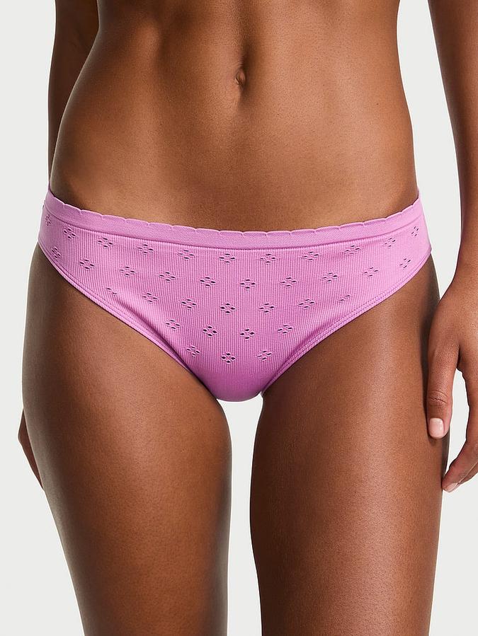 Seamless Eyelet Bikini Panty image number 0