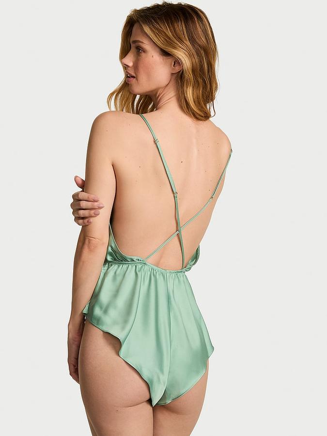 Satin Flutter Romper