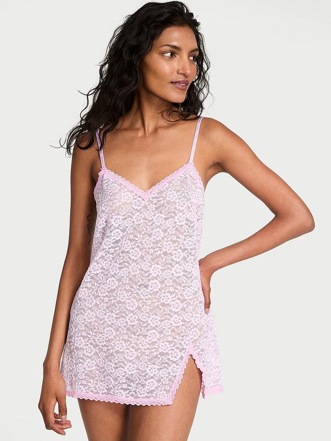 Tease Blossom Lace Mini Slip