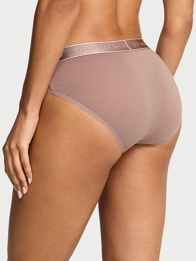 Logo Cotton Hiphugger Panty