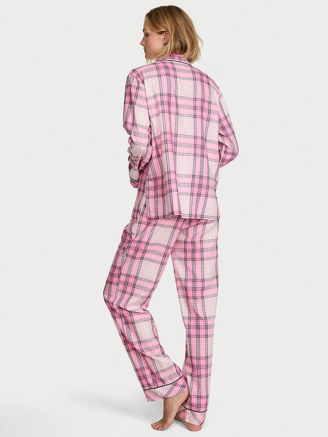 Flannel Long Pajama Set