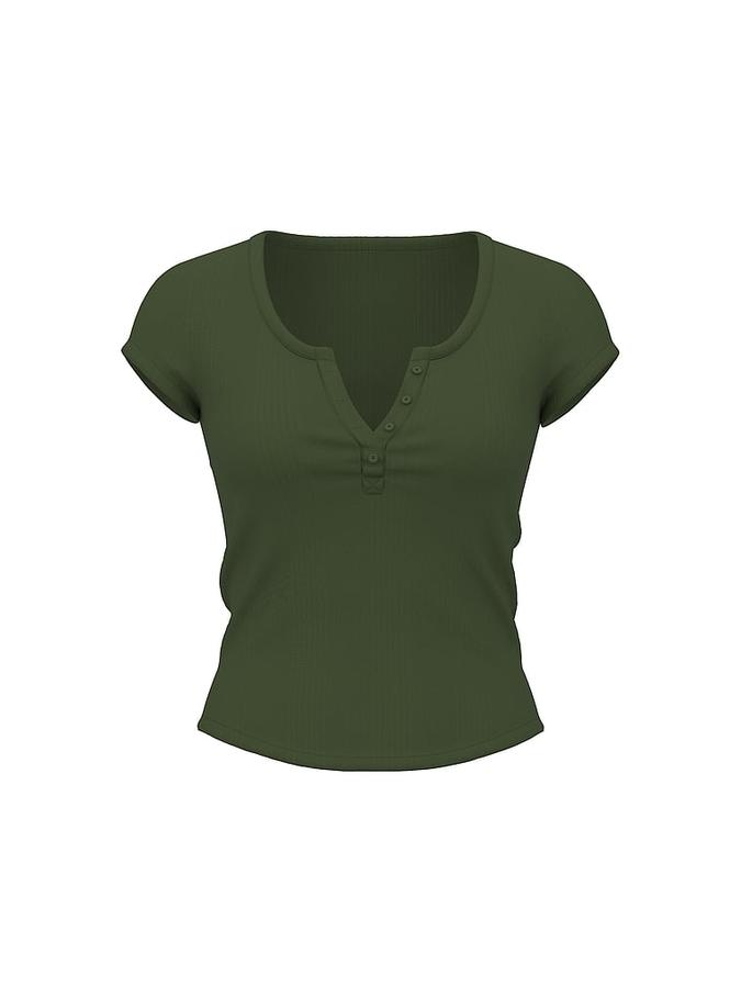 Multi Rib Henley Tee image number 2