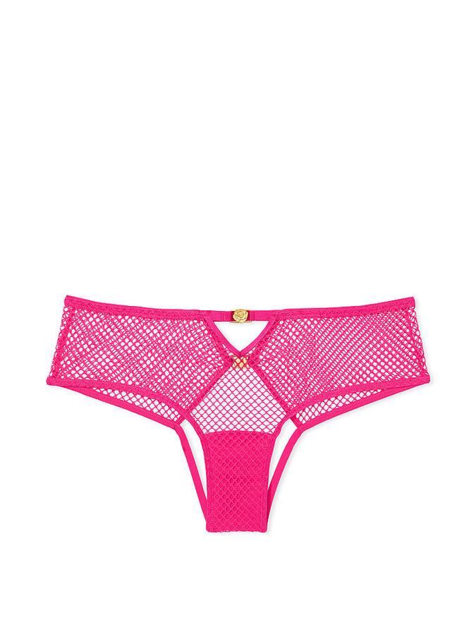 Open-Back Fishnet Cheeky Panty image number 2