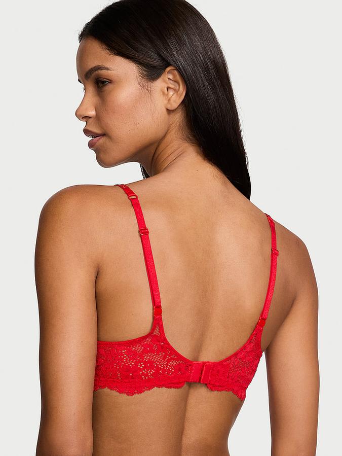 Twinkle Strap Lace Push-Up Bra image number 1