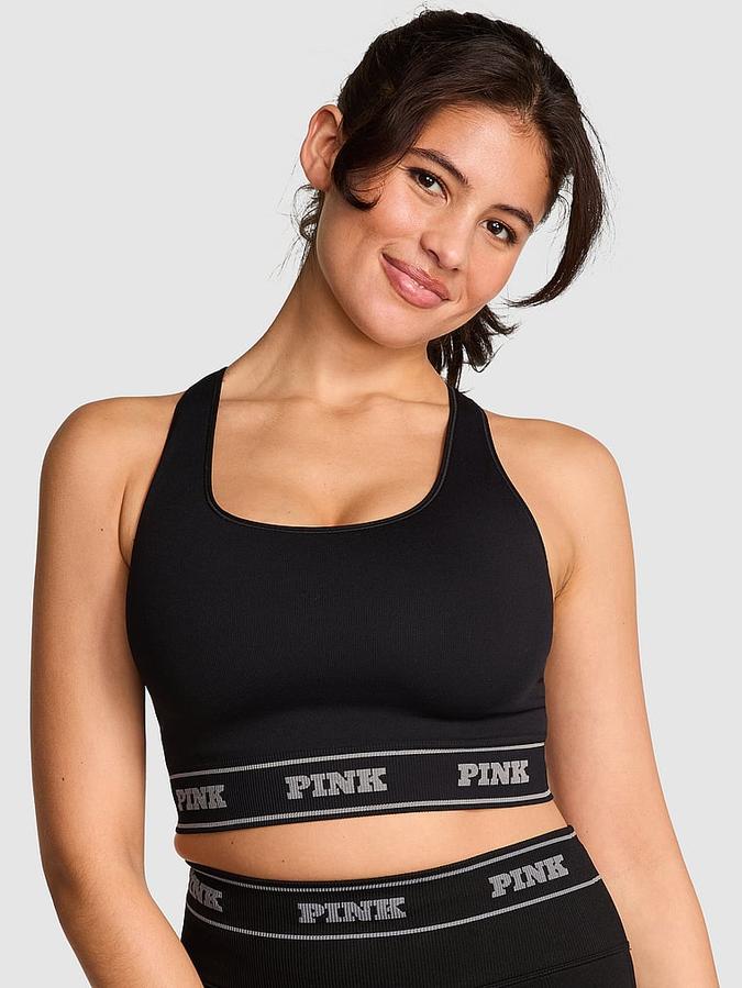 Seamless Reversible Sports Bra image number 2