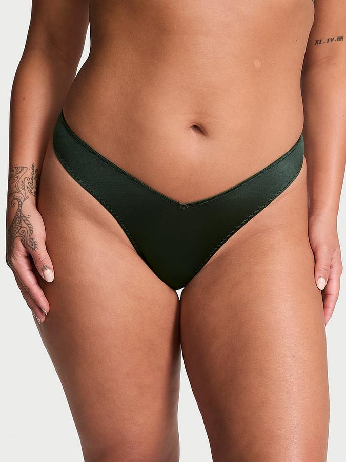 Strappy-Back High-Leg Thong Panty image number 0