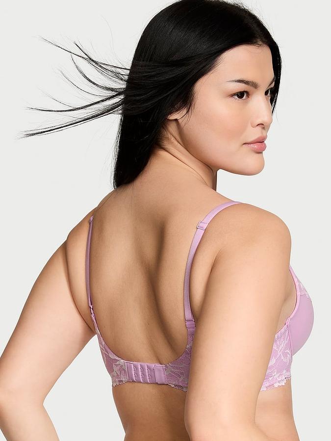 Perfect Shape Push-Up Lace-Trim Bra image number 1