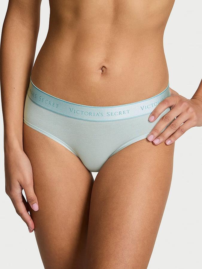 Logo Cotton Hiphugger Panty
