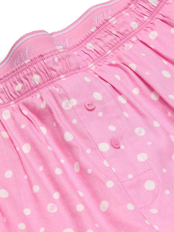 Flannel Boxy Pajama Shorts image number 3