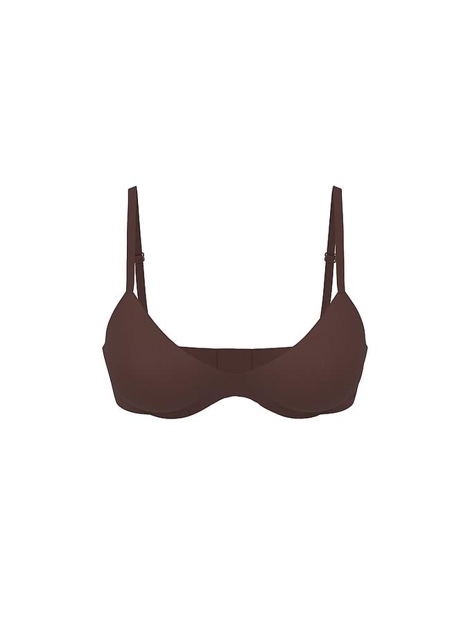 FlexFactor Lightly Lined Plunge Demi Bra image number 2