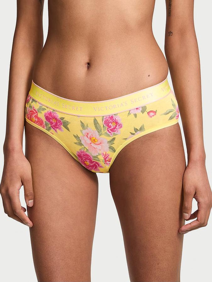 Logo Cotton Hiphugger Panty