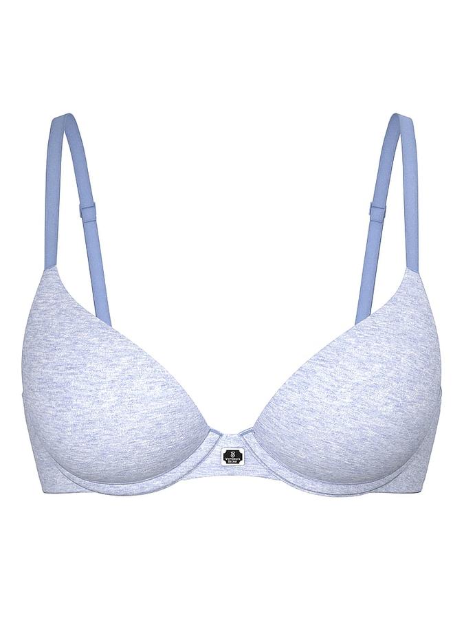 Cotton Logo Hardware Perfect Shape Push-Up Bra image number 2