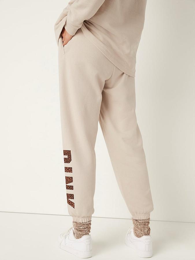 Fleece Baggy Campus Sweatpants image number 1