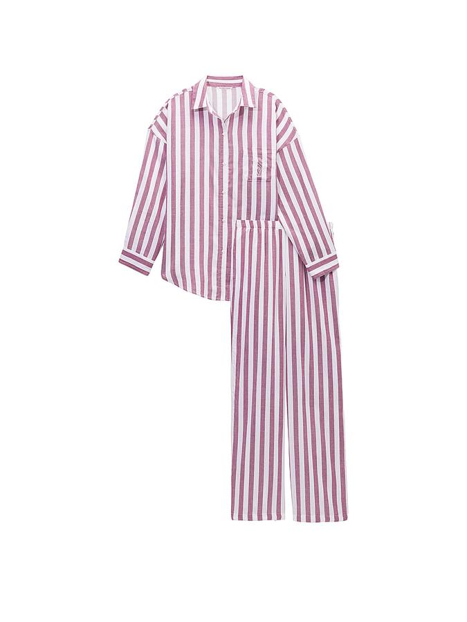 Modal-Cotton Long Pajama Set image number 2