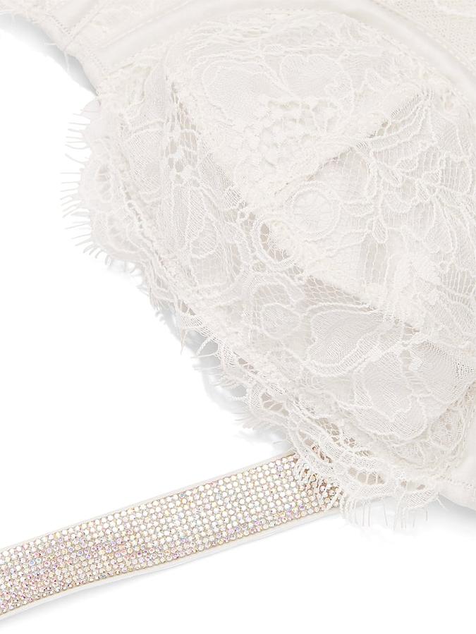 Shine Strap Halter Lace Teddy image number 3