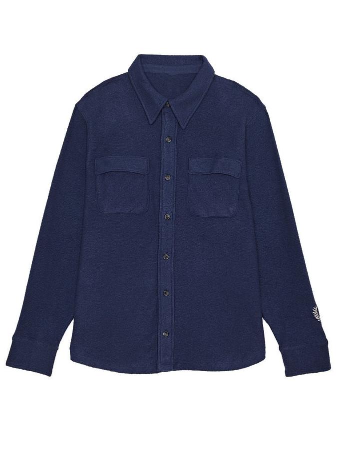 Reverse Fleece Shacket image number 2