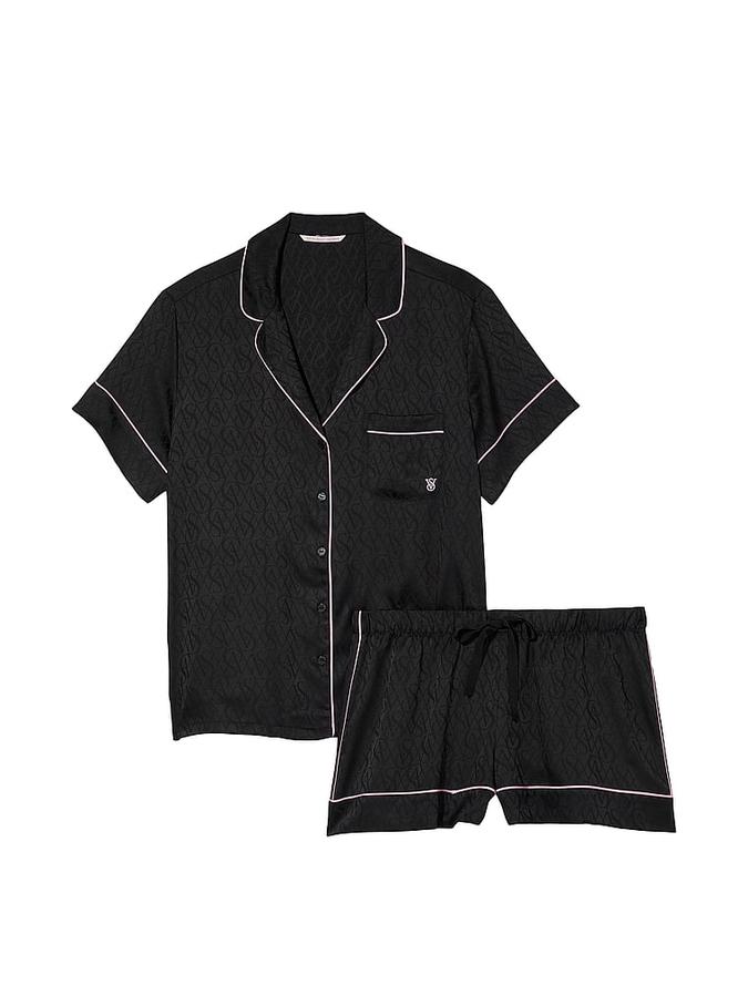 Satin Short Pajama Set image number 2