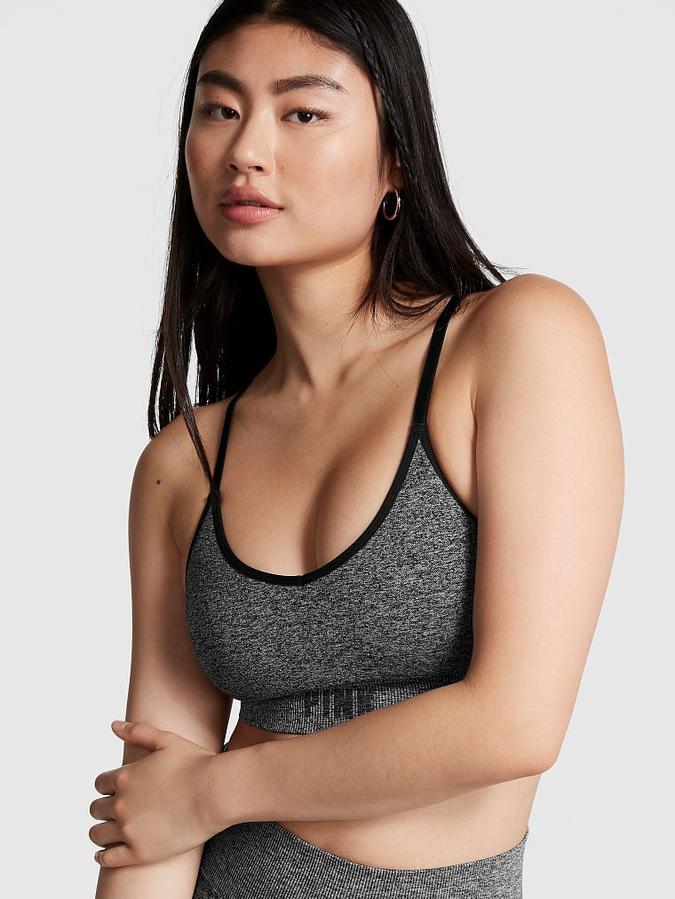 Seamless Racerback Sports Bra image number 0