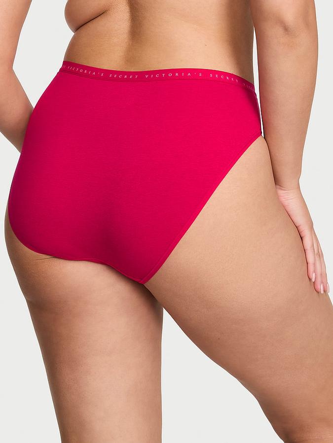 Stretch Cotton High-Leg Brief Panty