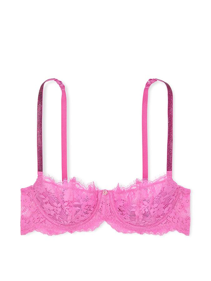 Wicked Twinkle Strap Unlined Lace Balconette Bra image number 2