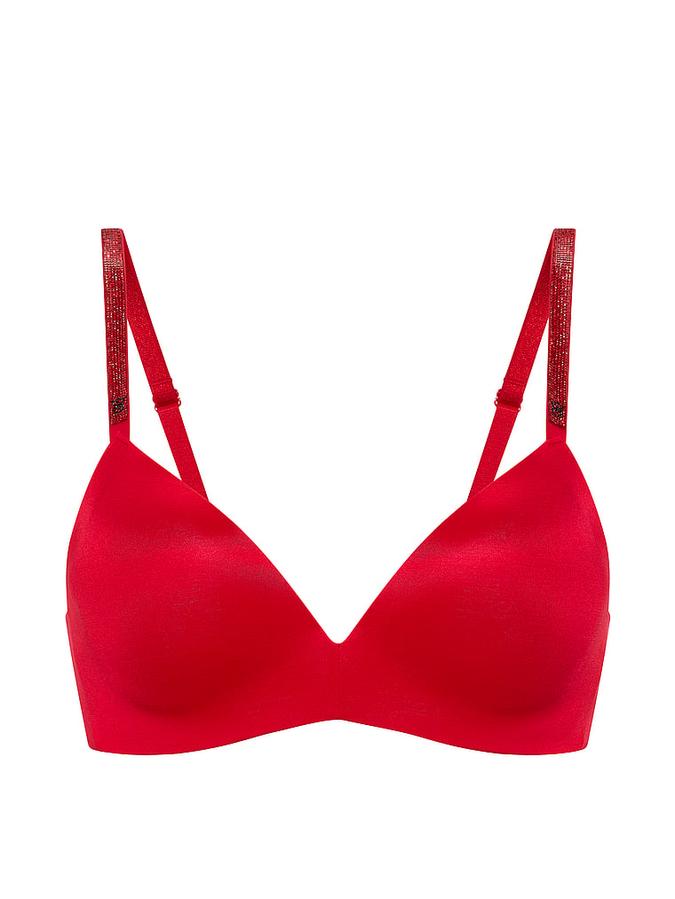 So Obsessed Shine Strap Wireless Push-Up Bra image number 2