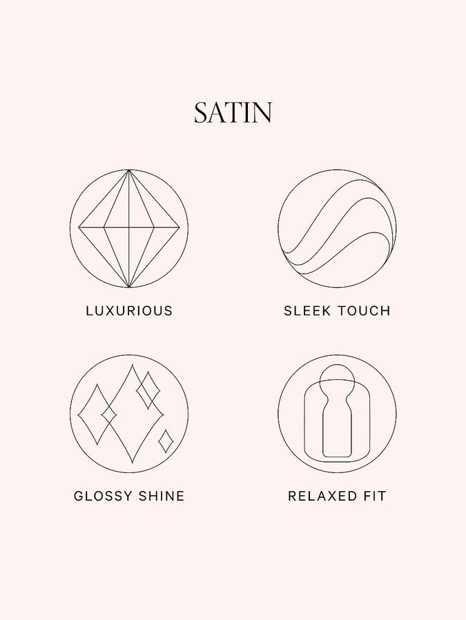 Luxe Satin Tunic Cami & Pant Set image number 3