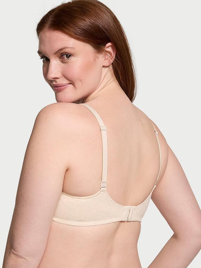 Invisible Lift Unlined Lace Demi Bra image number 1
