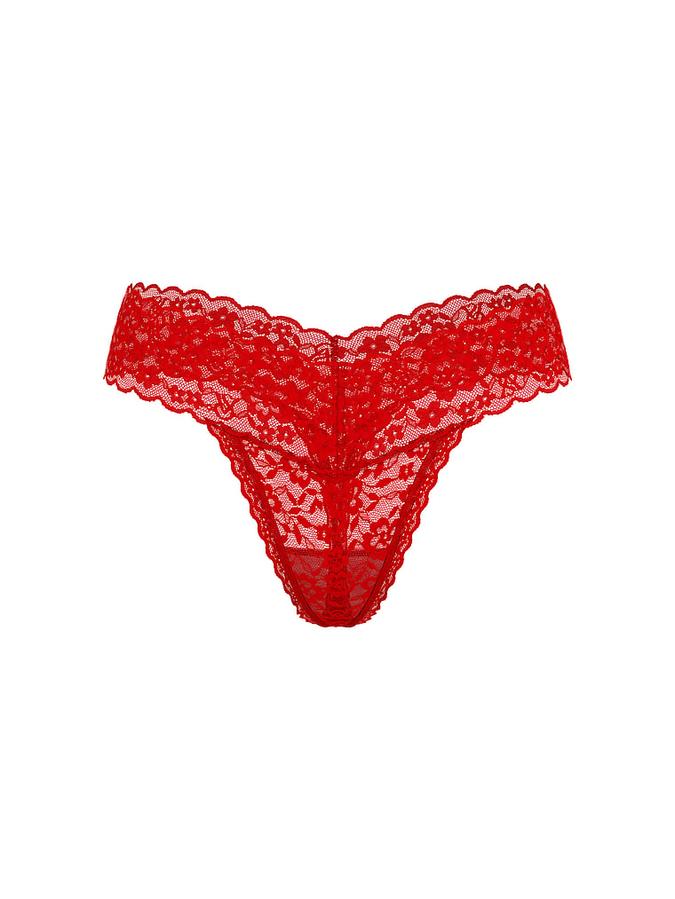 Blossom Lace Thong Panty image number 2