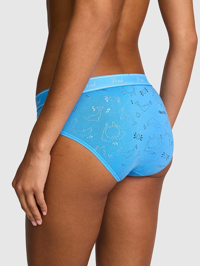 Logo Cotton Hiphugger Panty