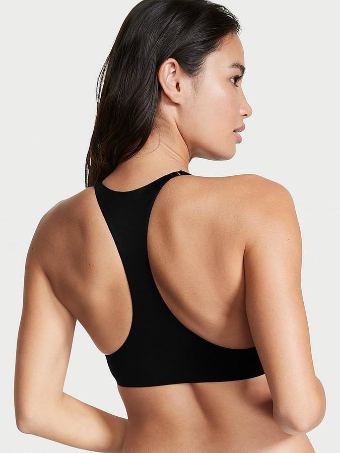 Lightly Lined Full-Coverage Racerback Bra image number 1