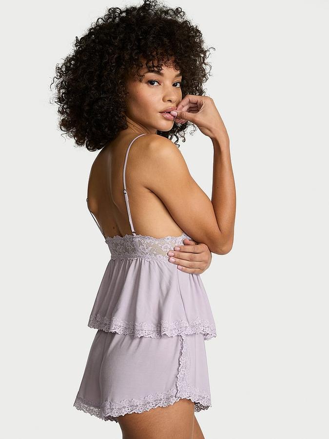 SoSoft&trade; Modal Lace-Trim Cami & Shorts Set